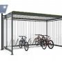 title="Velounterstand mit Dachbegrünung"