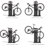 title="Suspension du vélo par la selle"