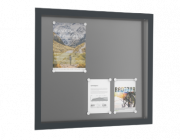Schaukasten mit nahtloser Glasfront